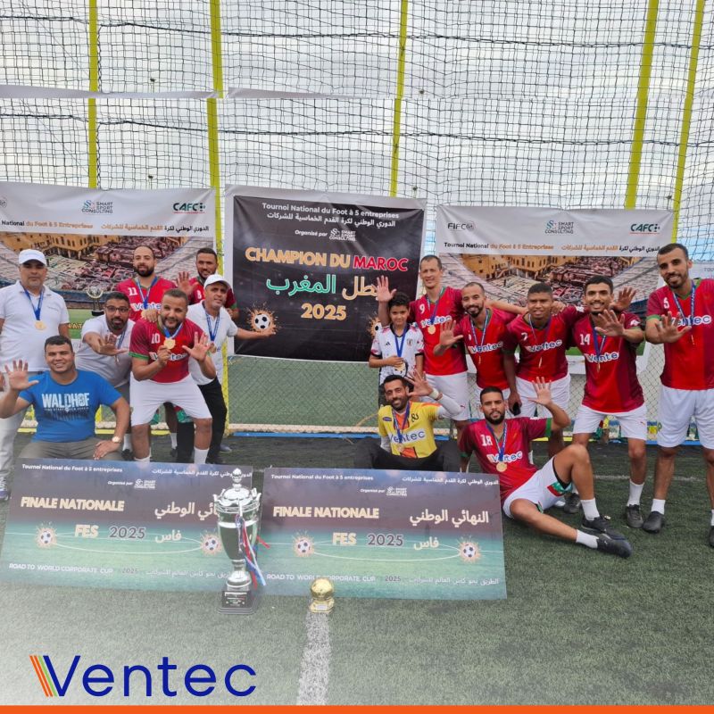 VENTEC, Champion du Maroc 2025 : En route vers la Coupe du Monde !