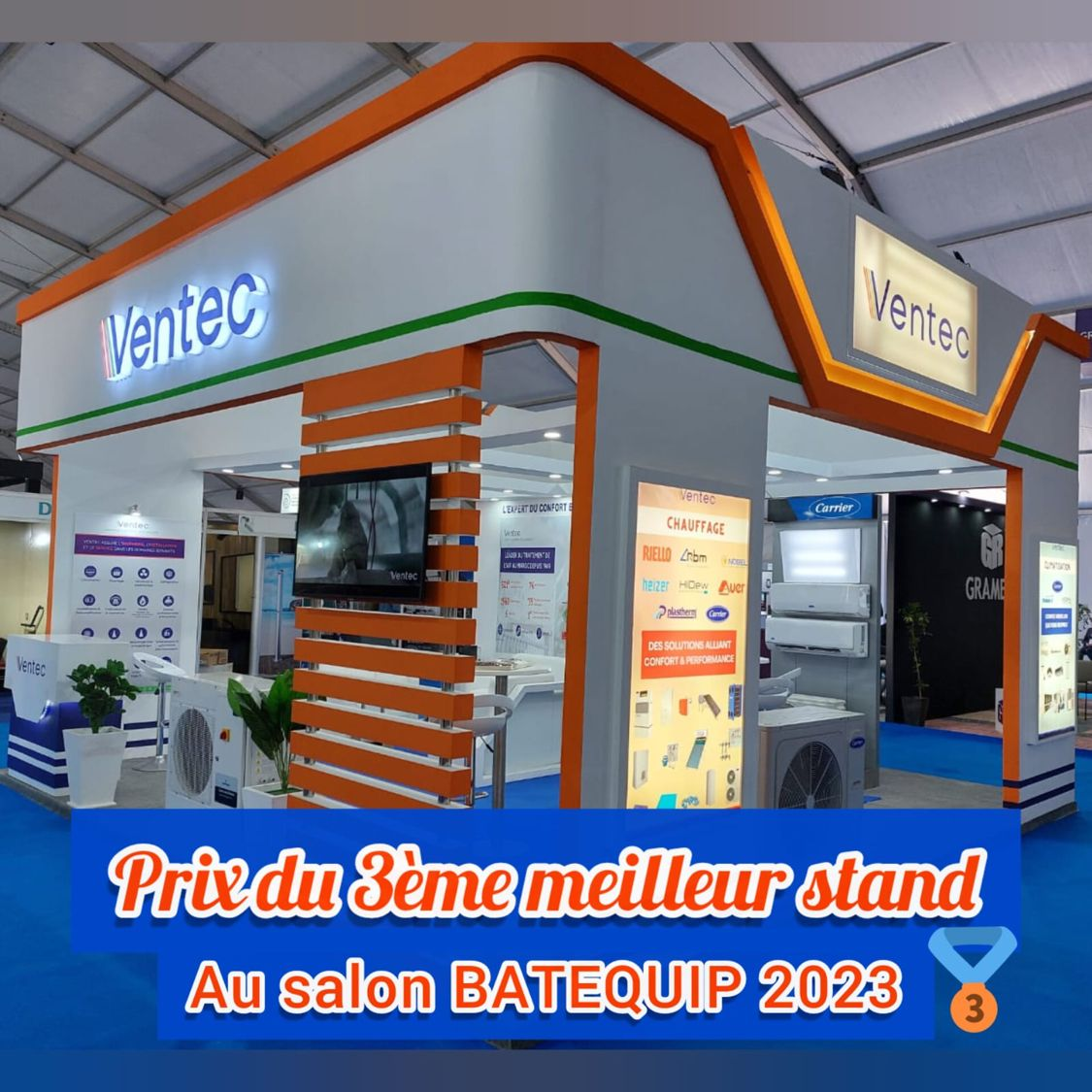 Meilleur stand au salon BATEQUIP 2023 🥉🏆