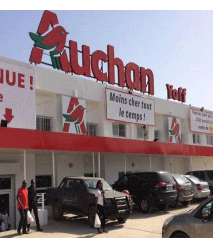 Auchan une quarantaine de magasins Sénégal