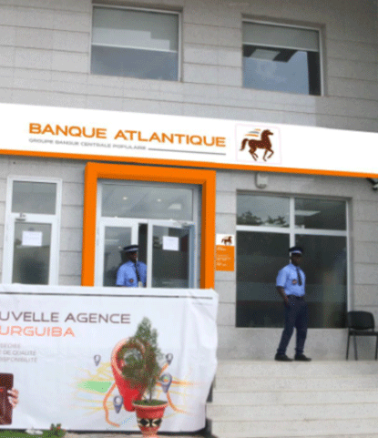 Banque atlantique 2 agences Sénégal